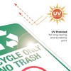 Sigo Signs Recycle Only No Trash Sign, 10x7 Inches, 4