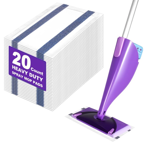 Vowanop Disposable Mop Pad Refill for Swiffer Wet Jet Spray