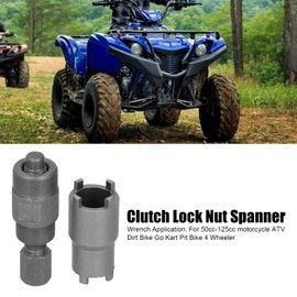 Acouto Kit de Extractor de Volante Magneto 24 Mm 27 Mm Extractor de Volante Magneto 20 Mm 24 Mm Tuerca de Bloqueo de Embrague Llave de Repuesto para Herramienta de Reparación de