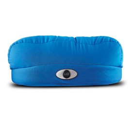 Carmen C81229 Vibrating Foot Massage Cushion with 2 Vibration Massage Modes, Cordless Operation, Navy Blue