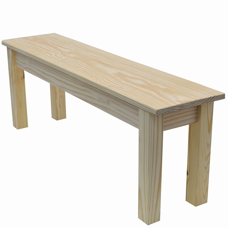 Unfinished Canvas Bench (42 inches)