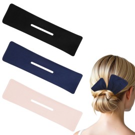 3Pcs Deft Hair Bun Maker, Hair Buns Makers Flexible Donut Twister French Curl Hair Clips French Twist Accessories for Women and Girls Long Thick Thin Tousle