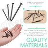 Keadic 500 Pcs Nail Assortment Kit, 4 Sizes, Small Nails,
