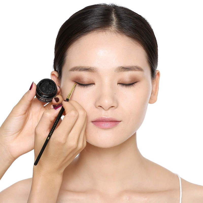 ROWNYEON J39 Eyeliner Brush, Makeup Brush, Cosmetic Brush, Natural Bristle,