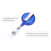Pack of 5 Retractable Badge Holder ID Badge Metal Reel