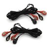 Leads for TENS/EMS Machines 2.5mm Connection 4-Stud Connectors 1 Pair