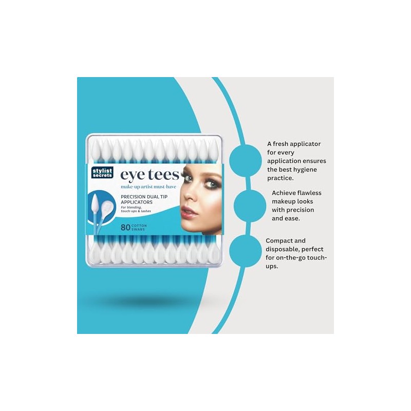 Fran Wilson Eye Tees Precision Makeup Applicator (Pack of 6)