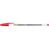 BIC Cristal Xtra Smooth Ballpoint Pen, Medium Point (1.0mm), Red,
