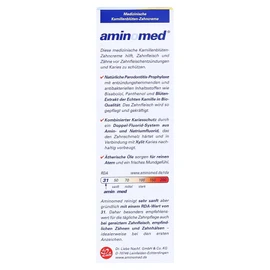 Aminomed Chamomile Flowers Toothpaste without Titanium Dioxide, 75 ml