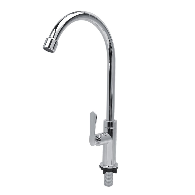 Household Kitchen Water Faucet Tap Chrome Plated Bathroom Kitchen Faucet