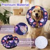 CuteBone Inflatable Soft Dog Cone with Removable Fleece Covers for