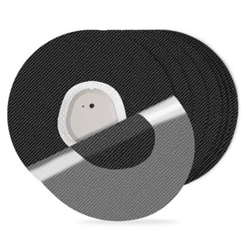 HONYOU 25Pack Stelo Overpatch & G7 Adhesive Patches Waterproof Overlay for Dexcom G7 15 Days CGM Sensor Over Patch, Long Stay Latex-Free, Easy Use Breathable Hypoallergenic, Black