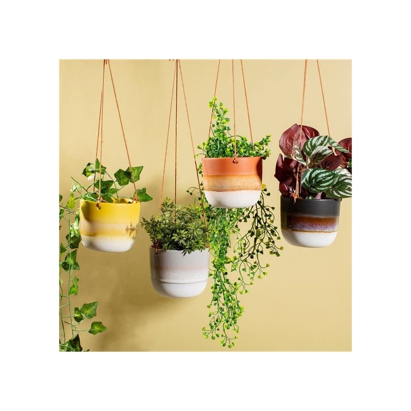 Sass & Belle Mojave Grey Hanging Planter