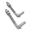 J-Bolt Galvanized with 2 Nuts Attached 2 Pc Pack 1/2"