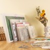 40Pcs Rubber Magnetic Sheets Thickness with Clear Stamp Die Storage