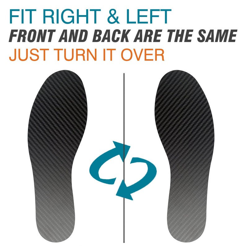 Carbon Fiber Insole, Rigid Insert for Foot Arthritis,Mortons Toe,Turf Toe,Hallux