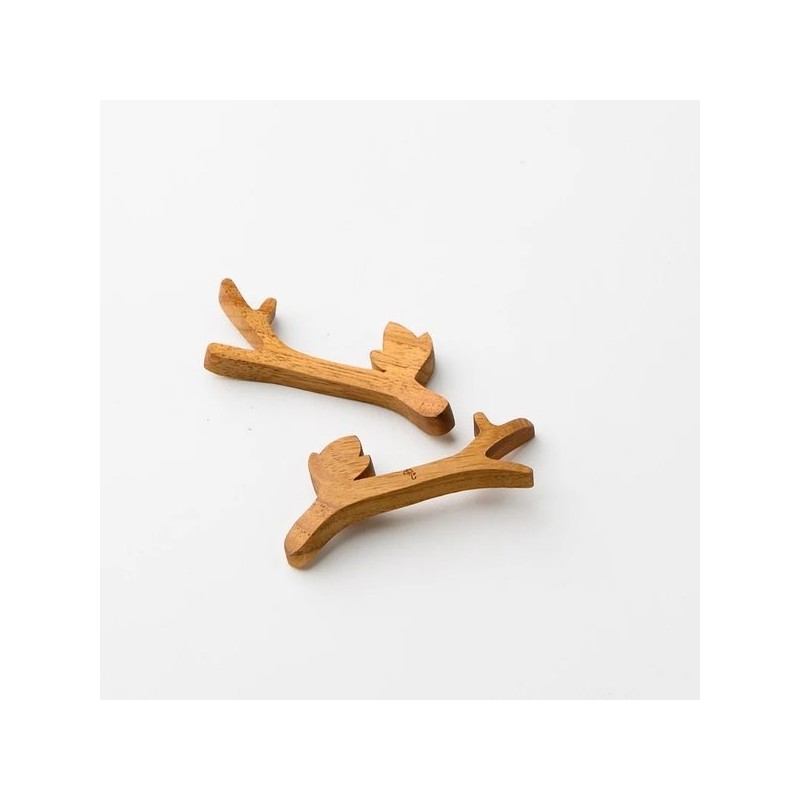 (Chabatree) Chabatree Teak Wood Chopstick Rest Set of 2 /