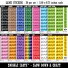 Confidential Double Line Border Document Sticker Pack - Matte Finish