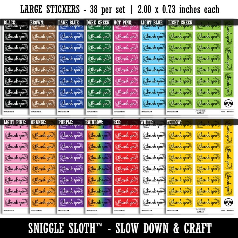 Confidential Double Line Border Document Sticker Pack - Matte Finish