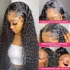 LHHUR Deep Wave Lace Front Wigs Human Hair 22 Inch