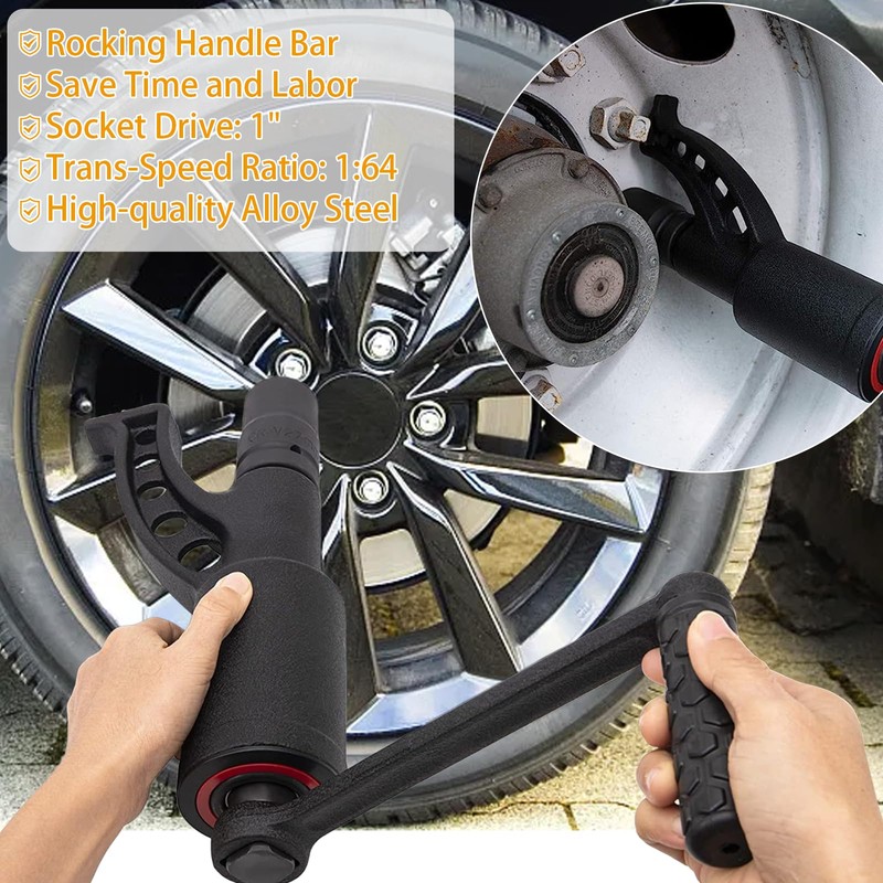 Werhoo 1:64 Torque Multiplier Wrench, 1 Inch Drive, Heavy Duty,