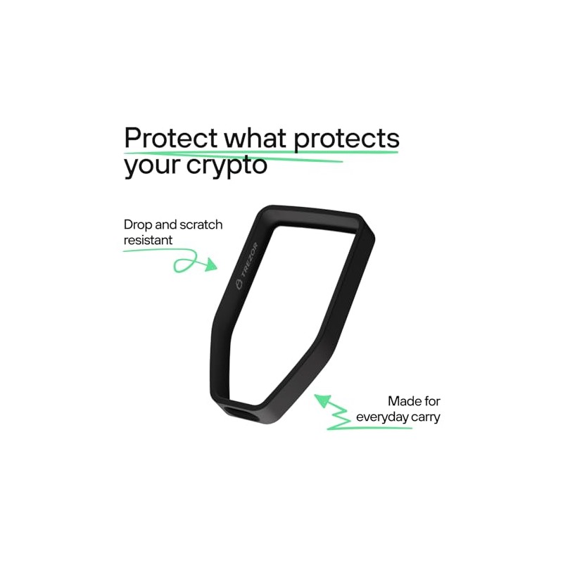 Silicon Protective Bumper for Trezor Safe 3 - Black