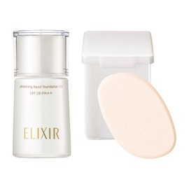 Elixir Superior Whitening Liquid UV Pink Ochre 10 (SPF28, PA++), 0.8 fl oz (25 ml)