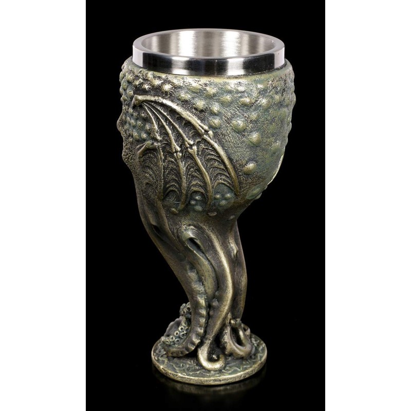 Figuren Shop GmbH Fantasy Drinking Goblet - Cthulhu Decorative Goblet