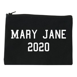 FASHIONISGREAT Mary Jane 2020 Cosmetic Makeup Bag Black Small