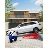 Heavy-Duty Hydraulic Car Ramps 5T Capacity - Adjustable 9.3-14 Inch