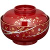 Mitani M17043-6 Yamanaka Lacquerware Soup Bowl, Vermilion, 5.2 inches (13.3