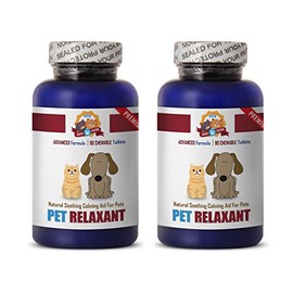 calming treats for cats - PREMIUM RELAXANT FOR PETS - DOGS AND CATS - ANXIETY RELIEF AND CALMER - TREATS - cat valerian - 180 Treats (2 Bottle)