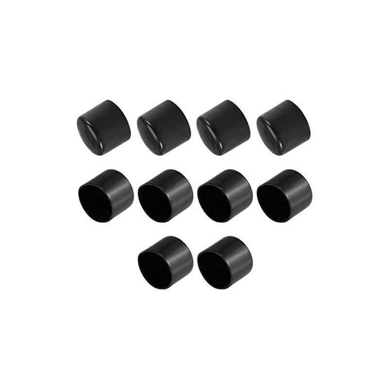 sourcing map 10pcs Rubber End Caps 48mm ID Vinyl Vinyl