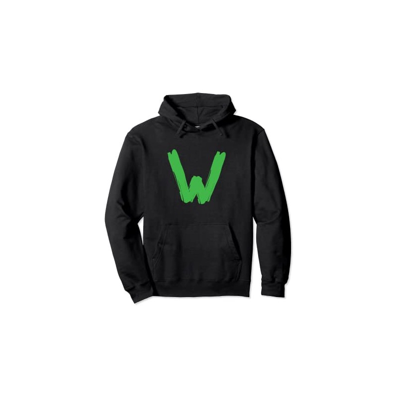 Creative Bold Green Letter W - Design Alphabet - Marker