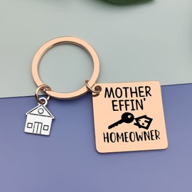 Vadaka Funny Housewarming Gifts For New Home Owner New Home Keyring Keychain First Home Keychain New House Keychain Keyring Realtor Closing Gifts Moving in Keyring for New Homeowner