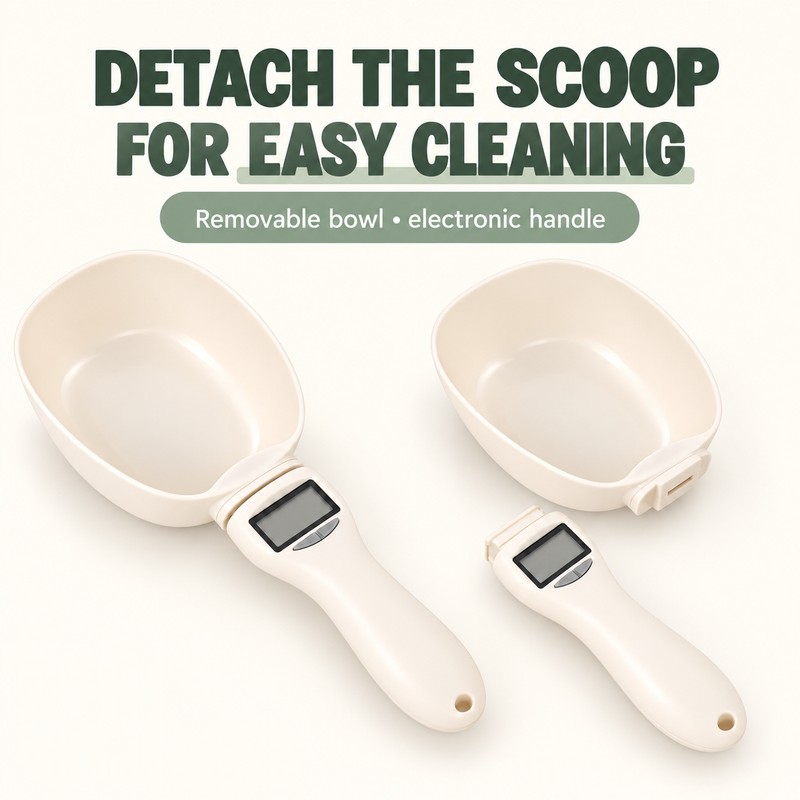 Digital Food Measuring Spoon Scale with LED Display 28.2 oz