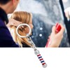 WSNANG Barber Shop Sign Keychain/Necklace Barber Turn Light Pendant Jewelry