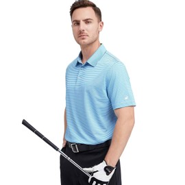 Golf Shirts for Men Dry Fit Moisture Wicking Casual Sport Short Sleeve Mens Golf Polo Shirts