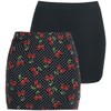 Rock Rebel by EMP Women's Black Skirts in Double Pack