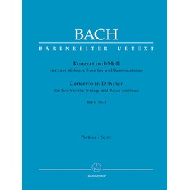 Double Concerto for Two Violins in D minor BWV 1043 (Full Score)