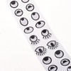 Lependor Black White Eye Sticker Labels - Eye Stickers in