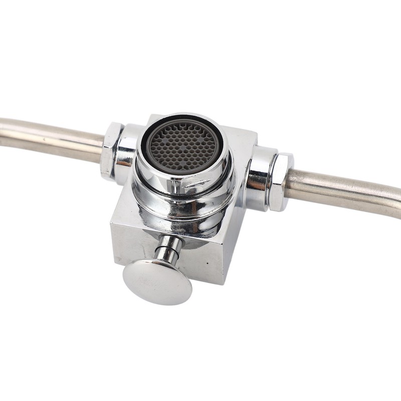 Faucet Mounted Eyewash Station Double Nozzle Emergency Eye Wash Unit