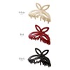 Vingtaine H7826-WH- Hair Claw Flower, Hollow Out, Simple, Hair Clip,