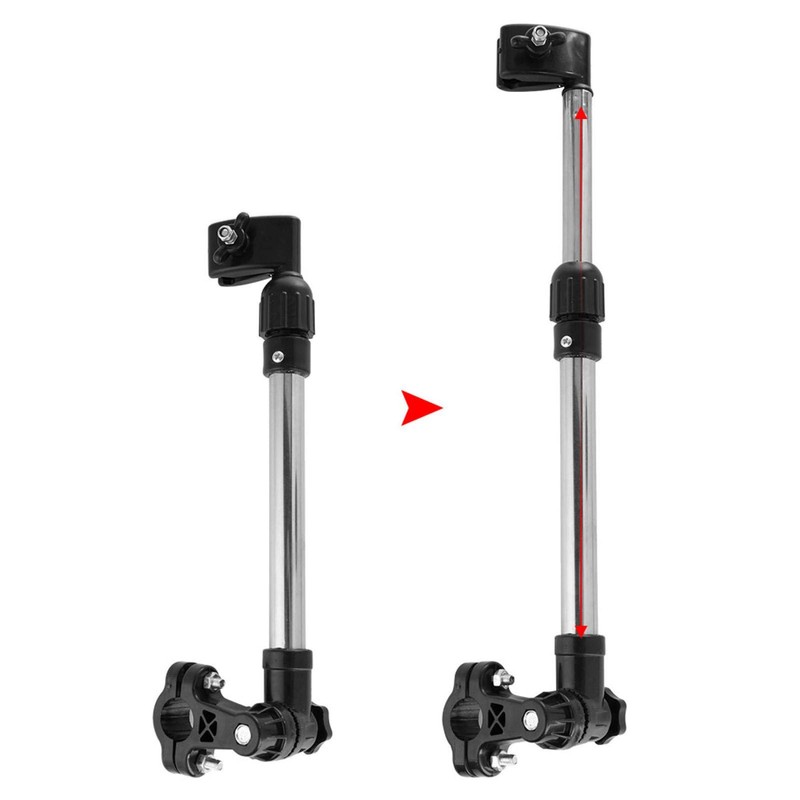 Multifunctional Stainless Steel Umbrella Stand 360° Rotating Umbrella Retractable Holder