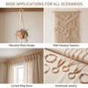 12Pcs Unfinished Wooden Rings 2.7 Inch