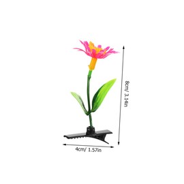 Totority 12pcs Decorative Simulated Plant Hair Clips Stylish Hair Accessories for Unique Hairpins to Elevate Your Look Durable Versatile Hairpins for Creative Hairstyles