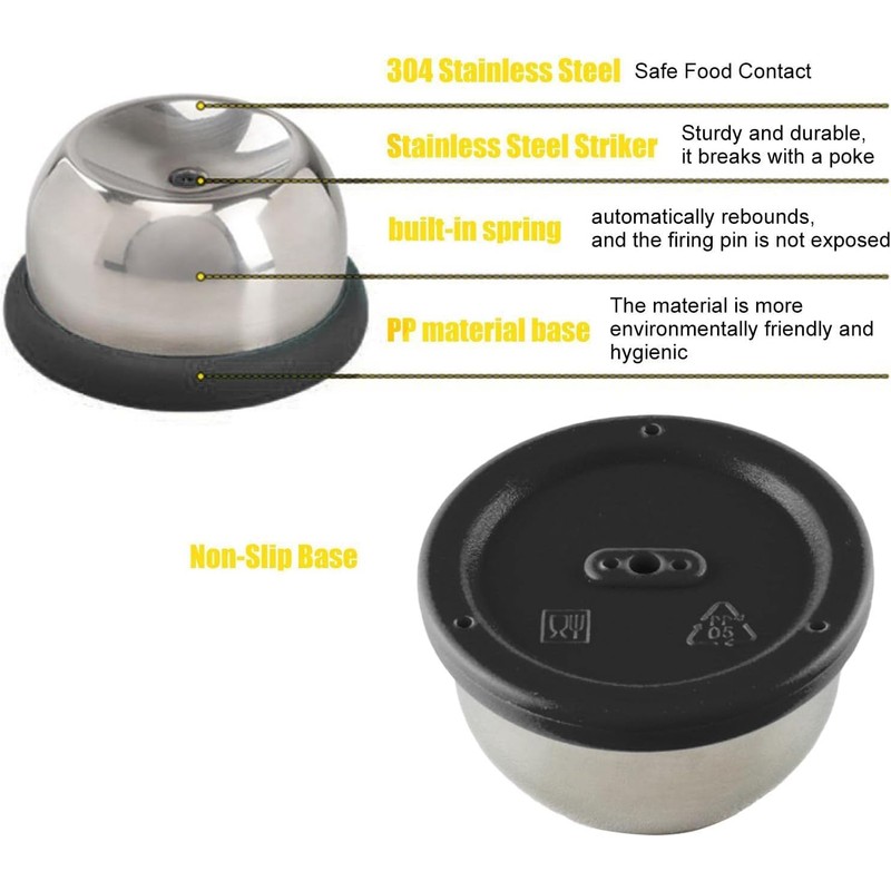 Egg Hole Puncher - Eggshell Peeler Tool, Safe 304 Stainless