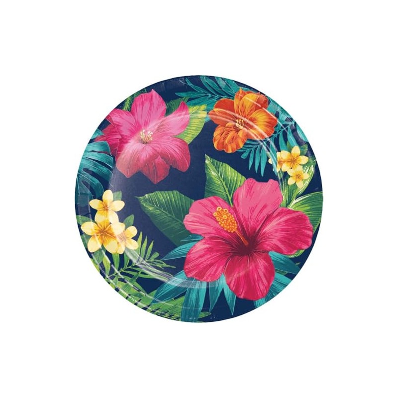 Hoffmaster Tropic Time 9-inch Paper Plates 8 Per Pack