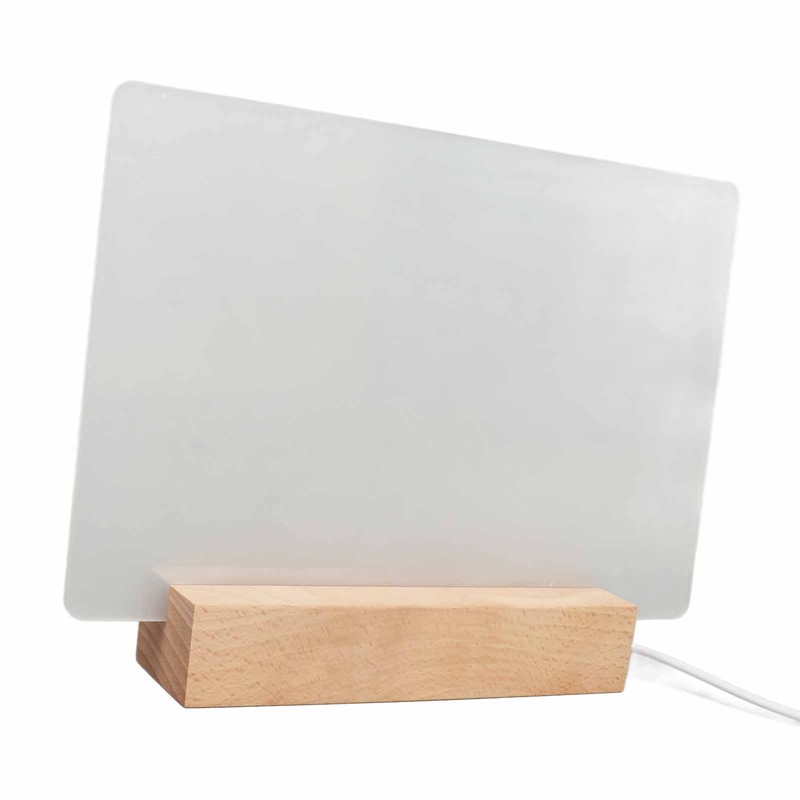 Dry Erase Board 220x150mm Acrylic White Planning Board Reusable with