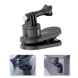 Ulanzi Go-Quick II Quick Release Gopro Clip Mount for POV Shooting GoPro Accessories Magnetic Backpack Mount Adapter Magnetic Adapter Universal Backpack Mount Easy Installation Action Camera Compatible with Hero 11/10/9/8/7/Insta 360/DJI etc